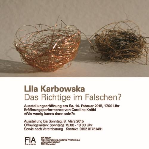 Lila Karbowska Ausstellung Berlin